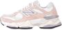 New Balance Perzikroze Sneakers Paneelontwerp Pink - Thumbnail 22
