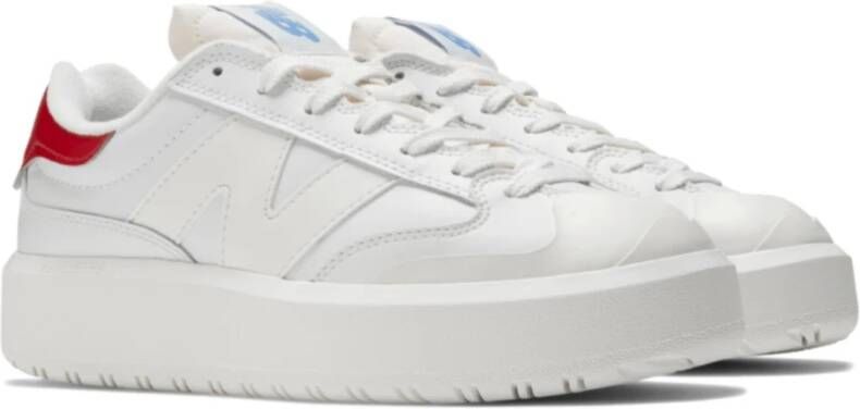 New Balance Ct302Lh Sneakers Wit Echt Rood Wit Dames