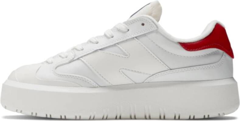 New Balance Ct302Lh Sneakers Wit Echt Rood Wit Dames