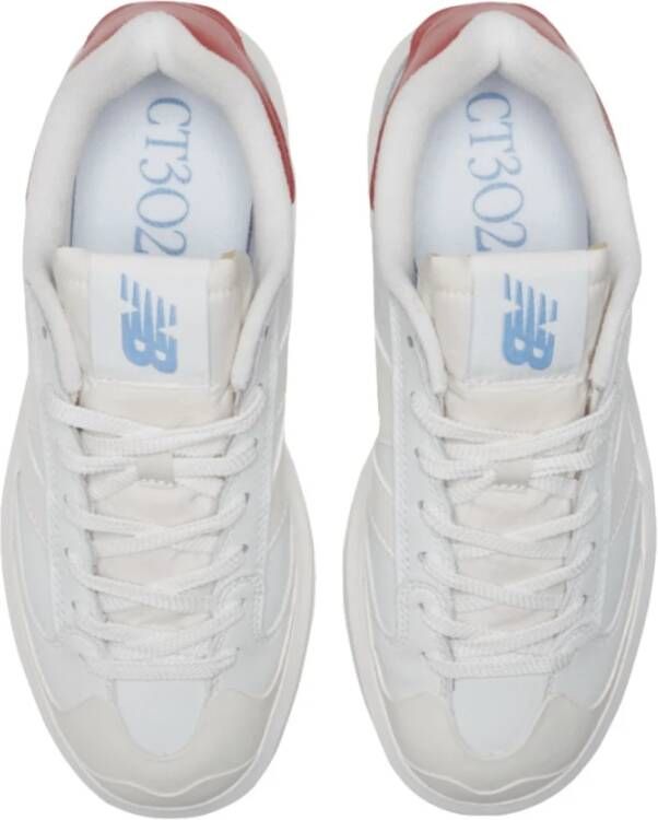 New Balance Ct302Lh Sneakers Wit Echt Rood Wit Dames