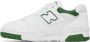 New Balance 550 Basketball Schoenen white white light green maat: 44.5 beschikbare maaten:41.5 44.5 46.5 - Thumbnail 5