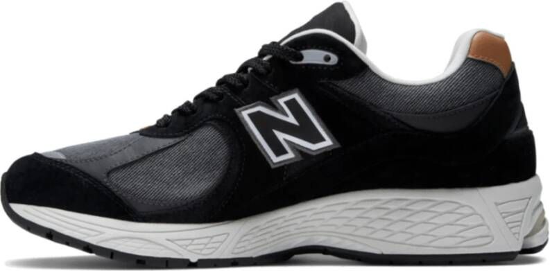 New Balance Retro-Style Zwarte Sepia Sneakers Zwart Heren