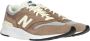 New Balance Trendy Leren en Textiele Sneaker voor Heren Bruin Heren - Thumbnail 6