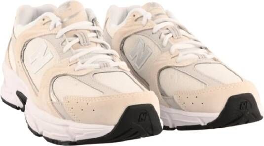 New Balance "Beige Canvas Hardloopschoenen" Beige Heren