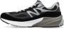New Balance Zwarte Sneakers Suède Rubberen Zool Canvas Black - Thumbnail 15