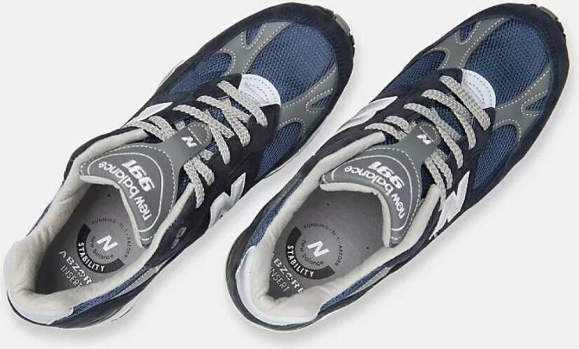 New Balance Premium Leren Sneakers Blauw Heren