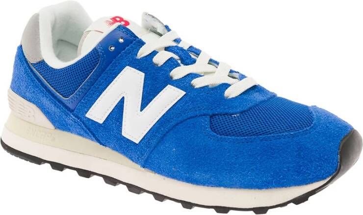 New Balance Blauw en Groen Sport Sneakers Blauw Heren
