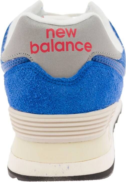 New Balance Blauw en Groen Sport Sneakers Blauw Heren