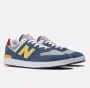 New Balance Leren en Textiele Heren Sneaker Blauw Heren - Thumbnail 3