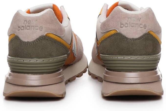 New Balance Katoenmix Sneakers Bruin Heren