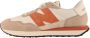 New Balance Retro Hardloopschoen Sneaker Bruin Heren - Thumbnail 6