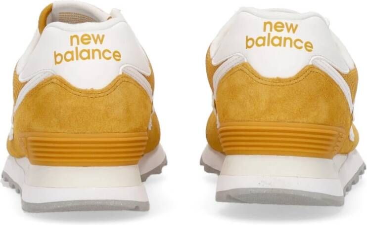 New Balance 574 Lage Sneaker voor Heren Geel Heren