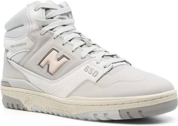 New Balance Grijze High-top Veterschoenen Gray Dames