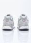 New Balance USA 990v4 Sneakers met Suède en Mesh Gray Heren - Thumbnail 10