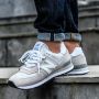 New Balance "Nimbus Cloud White Wl574Evw Sneakers" Grijs Dames - Thumbnail 12