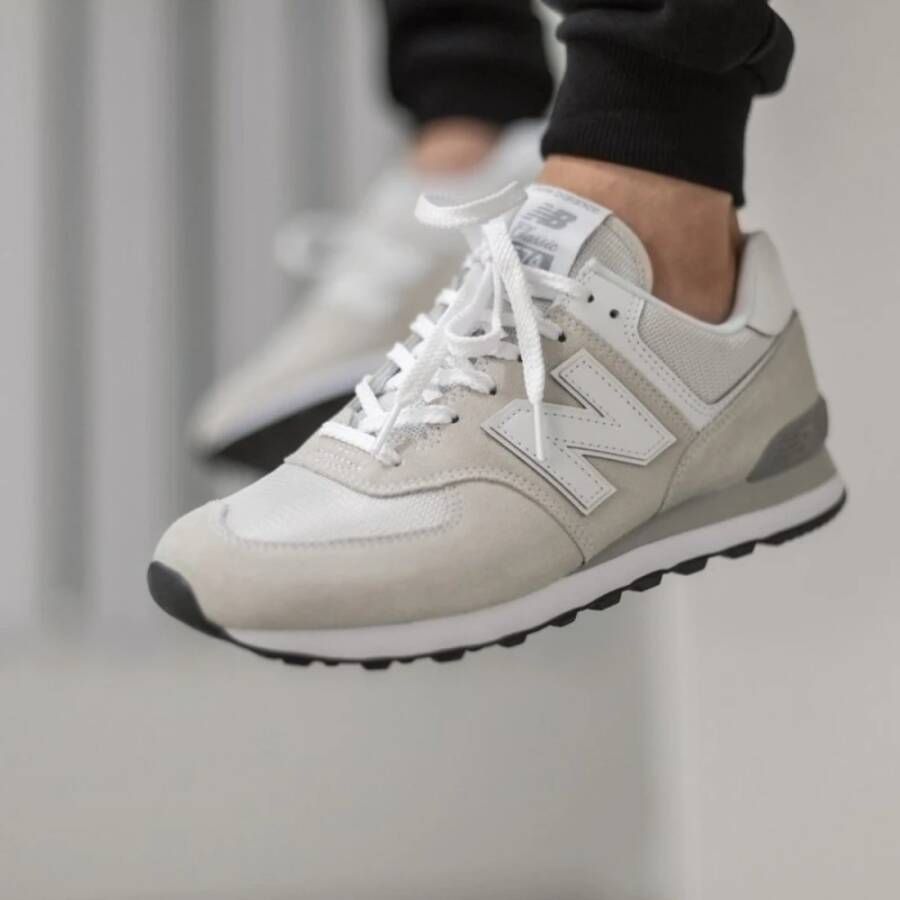 New Balance "Nimbus Cloud White Wl574Evw Sneakers" Grijs Dames