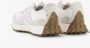 New Balance Oversized Leren Sneakers met Trail Running Zool Wit Dames - Thumbnail 7