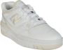 New Balance Veelzijdige Leren Sneakers voor Vrouwen White Dames - Thumbnail 4