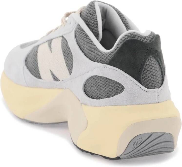New Balance Sneakers van mesh en suède met geborduurde N - Foto 10