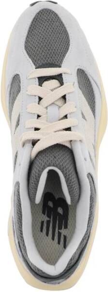 New Balance Sneakers van mesh en suède met geborduurde N - Foto 11