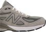 New Balance USA 990v4 Sneakers met Suède en Mesh Gray Heren - Thumbnail 26