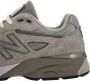 New Balance USA 990v4 Sneakers met Suède en Mesh Gray Heren - Thumbnail 27