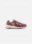 New Balance Gewassen Bourgondische Sneakers Logo Rubberen Zool Multicolor Heren - Thumbnail 2