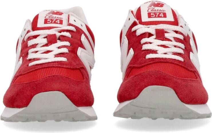 New Balance 574 Lage Sneaker voor Heren Rood Heren