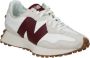 New Balance 327 Moonbeam met Classic Burgundy Sneakers White Dames - Thumbnail 10