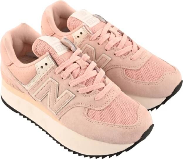New Balance Chunky Roze Sneakers Roze Dames