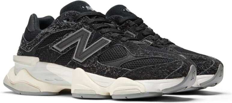 New Balance Sneakers van mesh en suède met iconisch N-monogram Black Heren