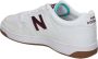 New Balance Klassiek 480 Laag Wit & Bourgondië Multicolor Heren - Thumbnail 2