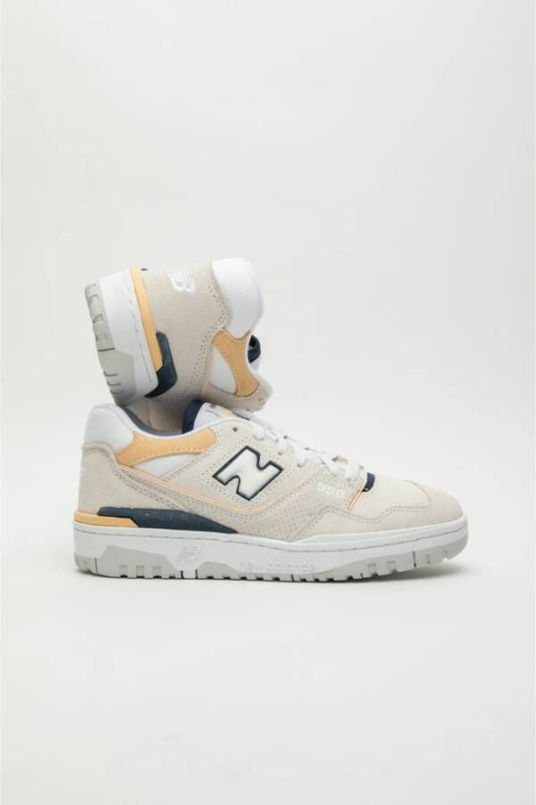New Balance 550 Gele Sneakers Wit Dames