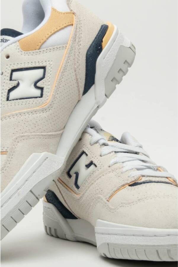 New Balance 550 Gele Sneakers Wit Dames