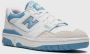 New Balance 550 Witte Universiteitsblauwe Sneakers White Dames - Thumbnail 4