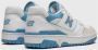 New Balance 550 Witte Universiteitsblauwe Sneakers White Dames - Thumbnail 5