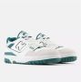 New Balance Vintage Teal Basketbal-geïnspireerde Leren Sneakers White Heren - Thumbnail 13