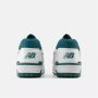 New Balance Vintage Teal Basketbal-geïnspireerde Leren Sneakers White Heren - Thumbnail 12