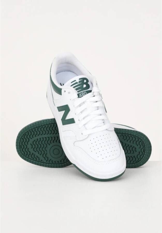 New Balance Tijdloze witte casual sneakers voor heren en dames Wit Heren