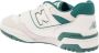 New Balance Vintage Teal Basketbal-geïnspireerde Leren Sneakers White Heren - Thumbnail 15
