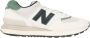 New Balance Suede leren sneakers met rubberen zool White - Thumbnail 5