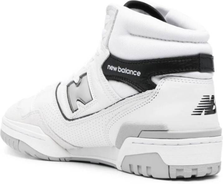 New Balance Witte Hoge Sneakers met Logo Wit Heren