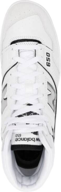 New Balance Witte Hoge Sneakers met Logo Wit Heren
