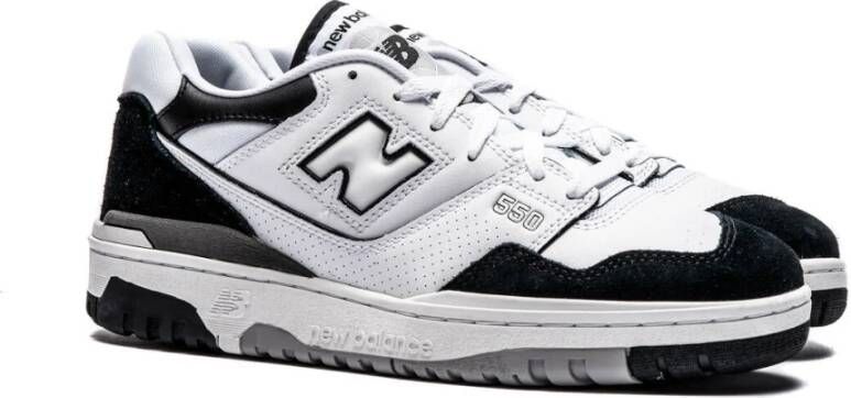 New Balance "550 Bianco Nero Sneakers" Wit Unisex
