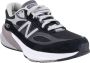 New Balance 990v6 Sneaker Premium Suede en Mesh Black - Thumbnail 2