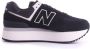 New Balance Wl574 Hgh Lage sneakers Dames Zwart + - Thumbnail 7