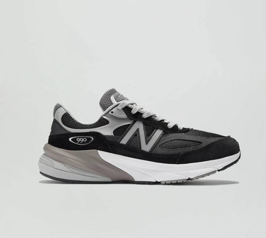 New Balance Zwarte sneakers met performance-geïnspireerd design Zwart Heren