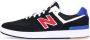 New Balance 574 Lage Sneaker voor Heren Zwart Heren - Thumbnail 2