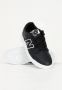 New Balance Zwarte en grijze leren sneakers Zwart Heren - Thumbnail 4
