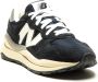 New Balance Heren Textiel en Suède Sneakers Blue Heren - Thumbnail 5